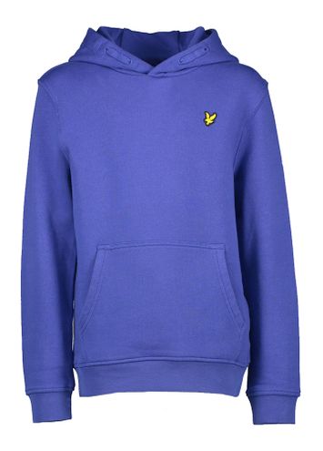 Kobalt blauwe sweater met kap Lyle & Scott