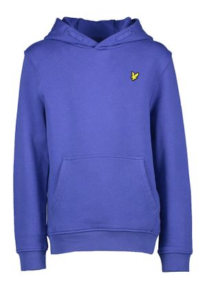 Lyle & Scott Kobalt blauwe sweater met kap