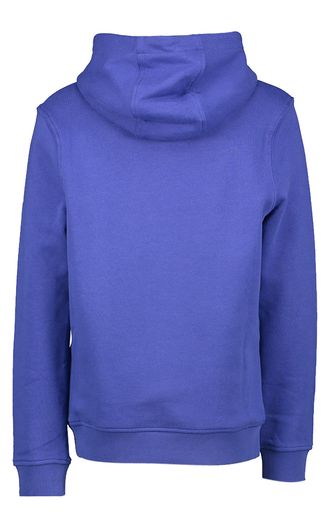 Kobalt blauwe sweater met kap Lyle & Scott