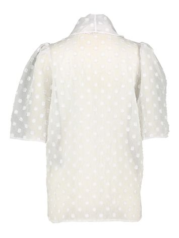 Witte bloes met bollen Stella Nova 
