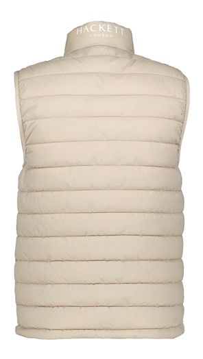 Beige bodywarmer met logo Hackett
