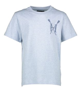 Hackett Licht blauwe t-shirt met merklogo
