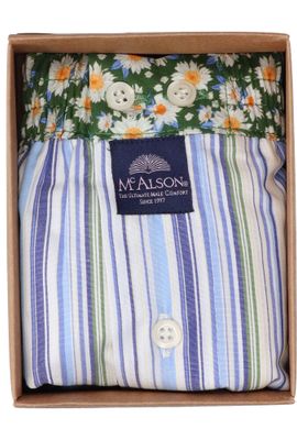 Wit gestreepte boxershort Mc Alson
