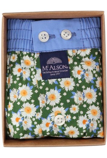 Boxershort met bloemen Mc Alson 