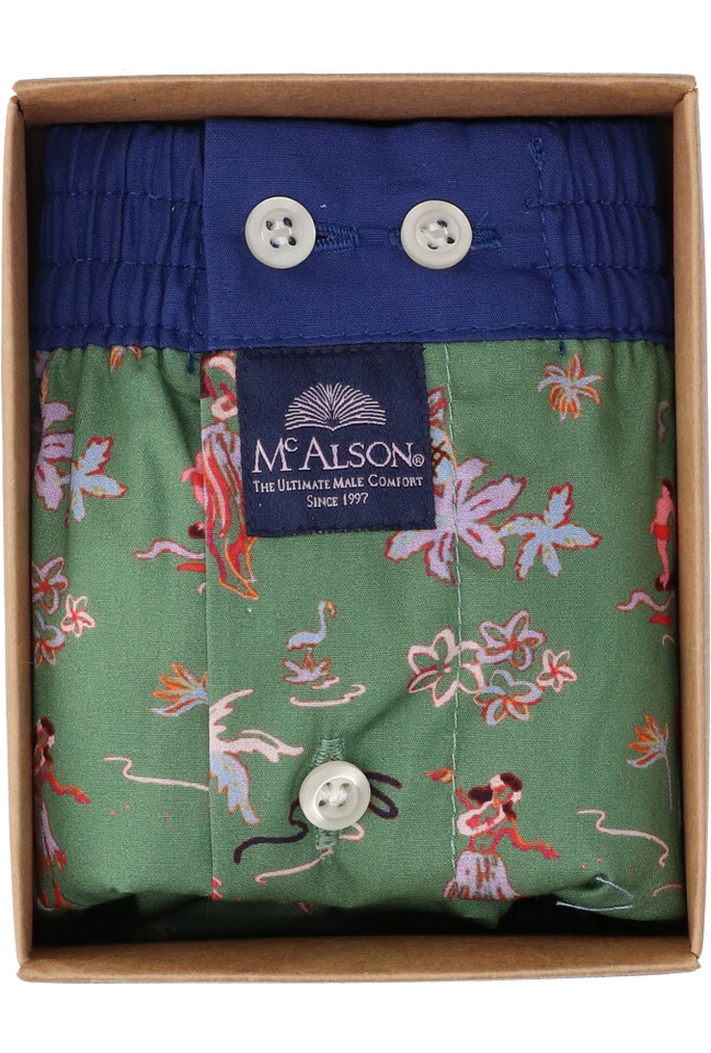 Boxerhort met Hawai printen Mc Alson 