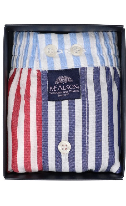 Multicolor gestreepte boxershort Mc Alson