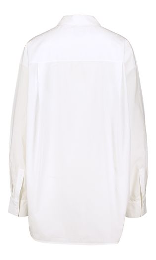 Wit oversiuzed katoenen hemd 99 Halibut Essentiel 
