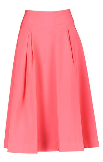 Fluo roze geplisseerde midirok Hosanna Essentiel