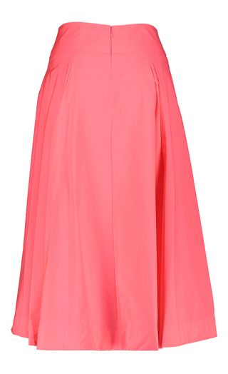 Fluo roze geplisseerde midirok Hosanna Essentiel