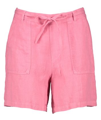 Roze linnen short Signe Nature 