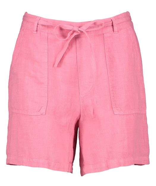 Roze linnen short Signe Nature