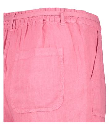 Roze linnen short Signe Nature 