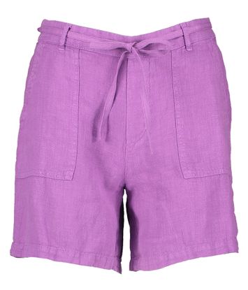 Paarse short in linnen Signe Nature 