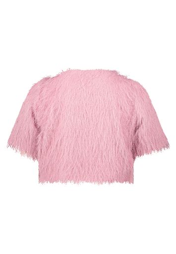 Oudroze bolero met franjes Vera Mont