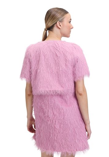 Oudroze bolero met franjes Vera Mont
