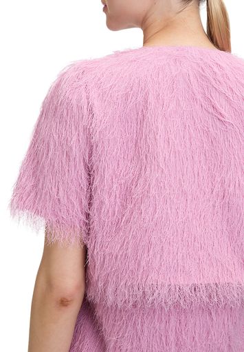Oudroze bolero met franjes Vera Mont