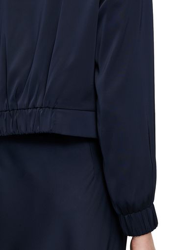 Donkerblauw glanzend vestje Vera Mont