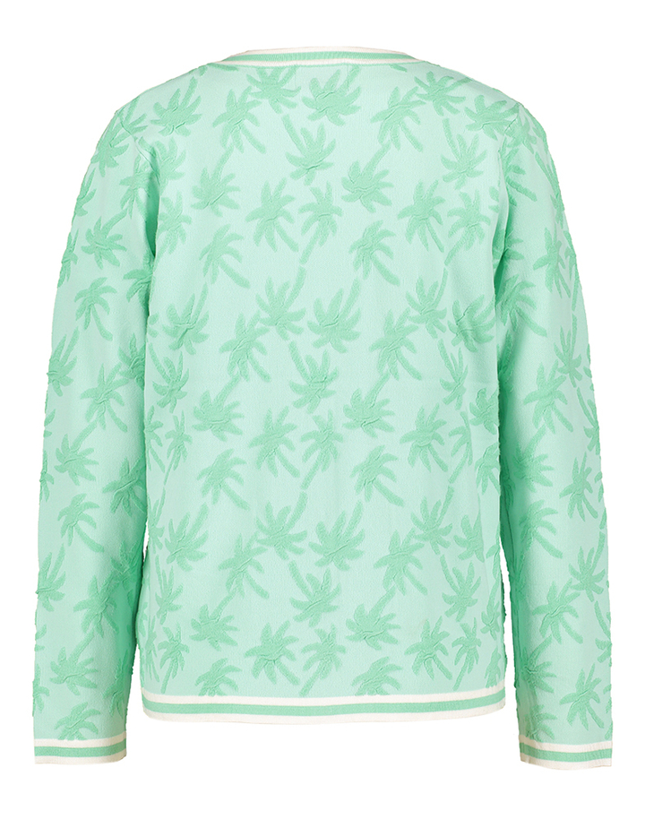 Groene cardigan en top in 2-delig set Leo & Ugo 