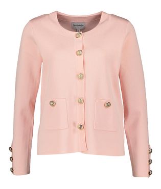 Leo & Ugo Roze gilet met goudkleurige detailknopen Ae