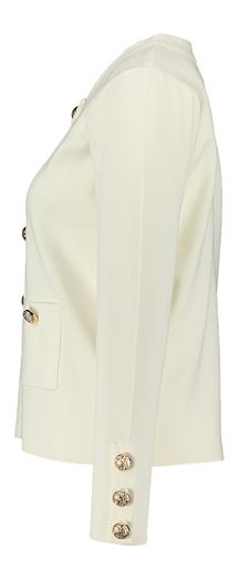 Ecru gilet met goudkleurige detailknopen Ae Leo & Ugo