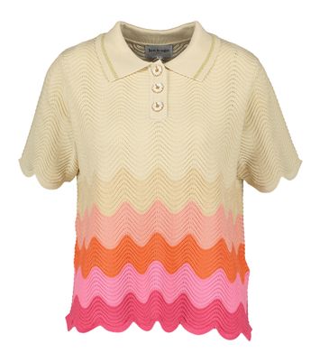Multicolor polo met korte mouwen Ae Leo & Ugo