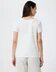 Ecru t-shirt met ronde hals en goudkleurige opdruk Tej Leo & Ugo