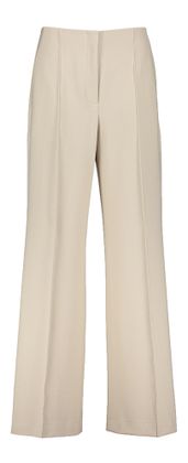 Raffaello Rossi Beige geklde wijde broek Agatha Raffaello