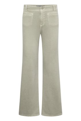 Raffaello Rossi Groene flared broek Nella