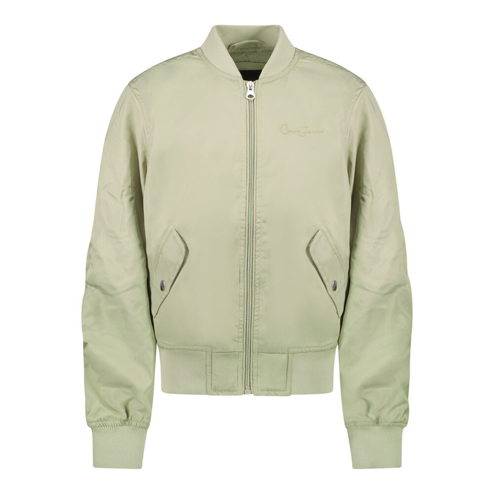 Olijfgroene zomerjas met rits Gania Cars