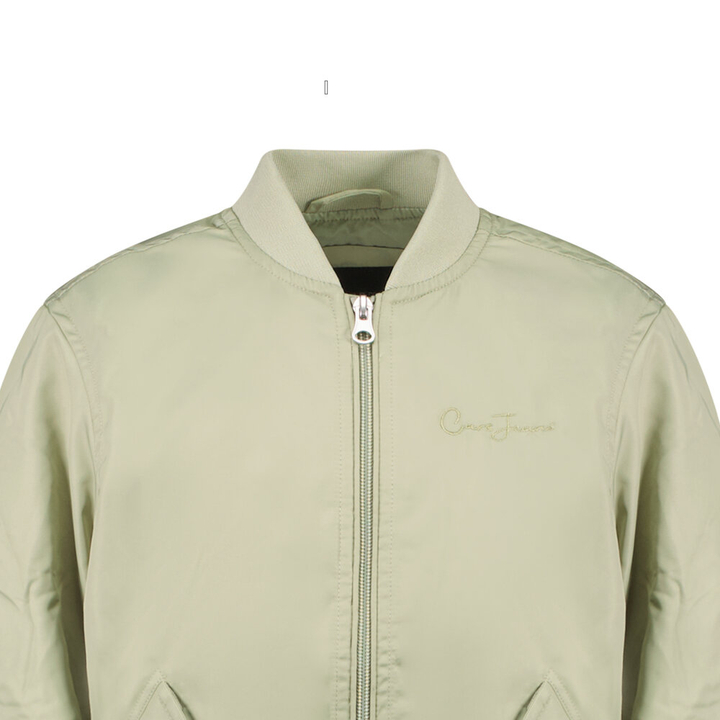 Olijfgroene zomerjas met rits Gania Cars