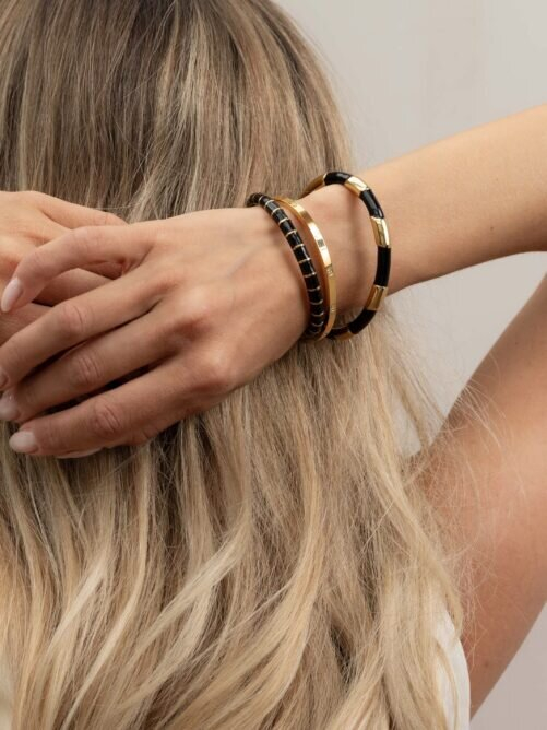 Vergulde bangle bold Ellen Beekmans 