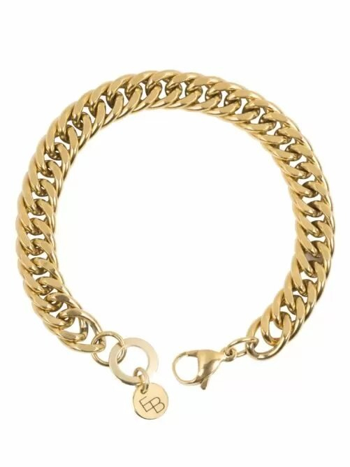 Armband met grove schakel Ellen Beekmans