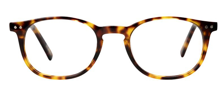 Cognac turle shade leesbril Frank And Lucie 