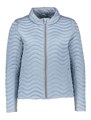 Lichtblauwe padded jas met rits Pearl Save The Duck