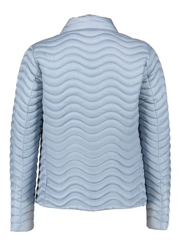 Lichtblauwe padded jas met rits Pearl Save The Duck