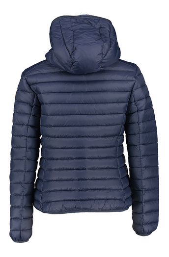 Donkerblauwe padded jas met kap Daisy Save The Duck