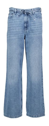 Washed denim blauwe wide fit jeansbroek Javari March 23