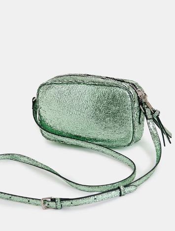Metallic groene schoudertas Hamen Essentiel 