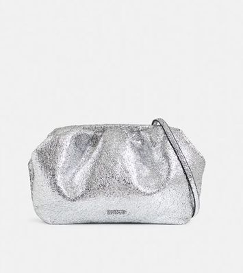 Zilveren tas in faux leer Hamaretto Essentiel 
