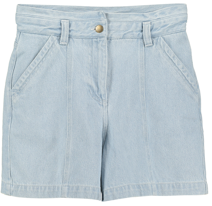 Licht blauwe jeans short met hoge taille Siesta Indee