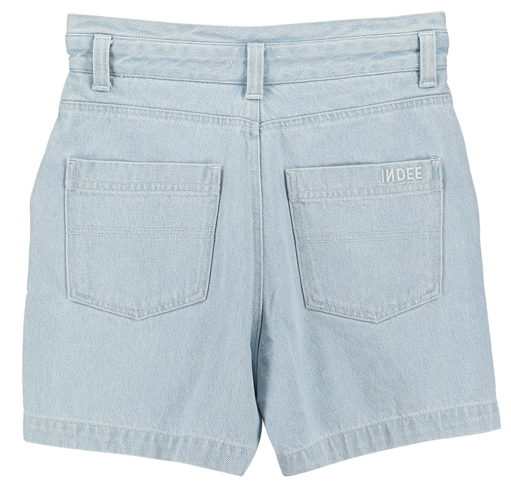 Licht blauwe jeans short met hoge taille Siesta Indee