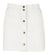 Witte korte jeansrok met knopen Samba Indee