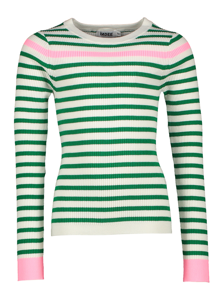 Multicolor gestreepte trui Salto Indee