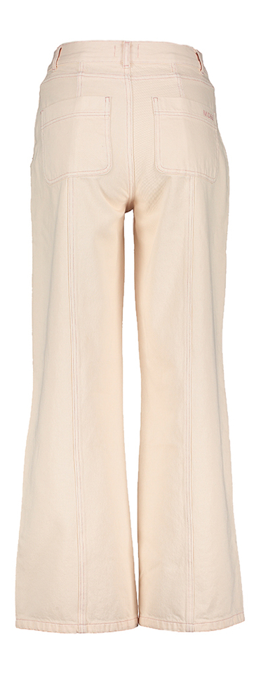 Licht roze wide leg jeans Song Indee 