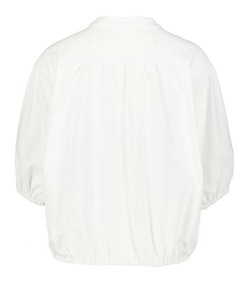 Witte bloes met elastiek onderaan Sister Indee
