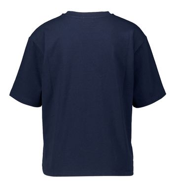 Donkerblauwe t-shirt met logo member Sienna Indee
