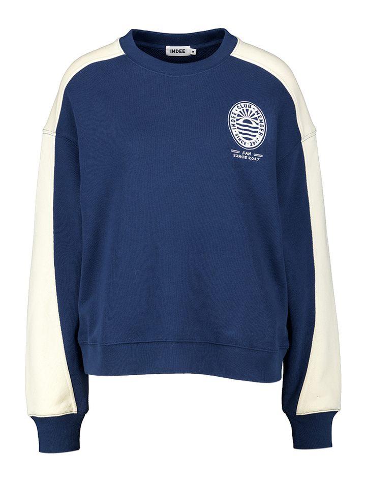 Donkerblauwe sweater Sirocco Indee 