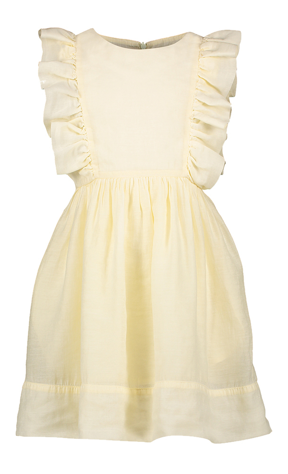 Creme kleurige jurk met frul Waverlu Puma Morley