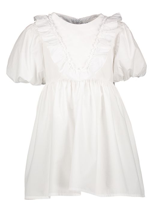 Witte katoenen jurk met pofmouw Wizard Prisma Morley