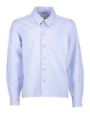 Morley Licht blauw katoenen hemd Tur Sorrent